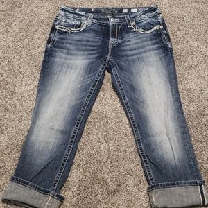 Miss Me cropped Jean's size 31